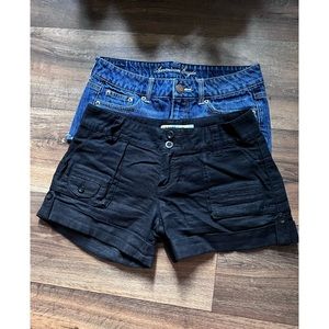 BUNDLE AMERICAN EAGLE OUTFITTERS Jean Shorts & OLD NAVY Linen Shorts